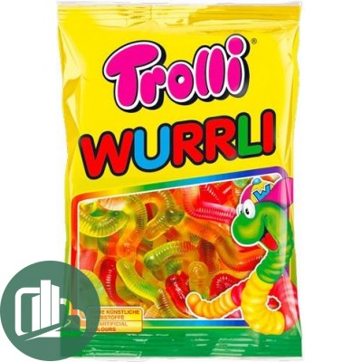 Мармелад ХАРИБО Trolli Wurrli Fruchisaft 200гр 1/18