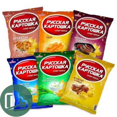 Русская картошка 80 гр ассорти 1/16