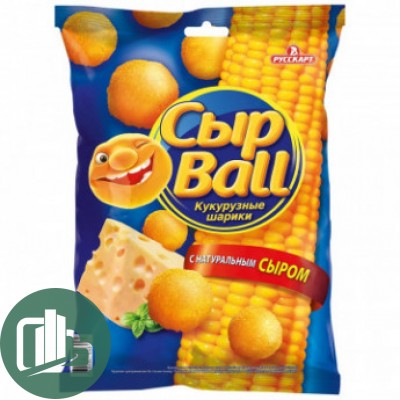 Кукурузные шарики со вкусом сыра СырBall 45гр 1/24