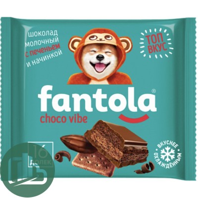Шоколад мол. Fantola Choco Vibe 66гр 1/12