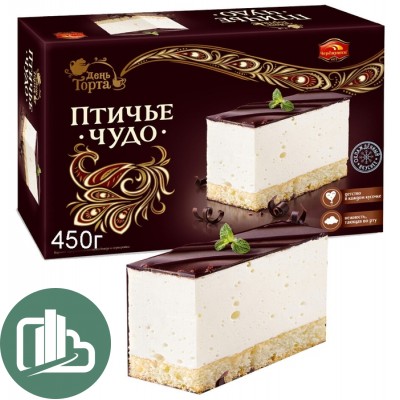 Торт Птичье Чудо 450гр 1/6 (Черемушки)