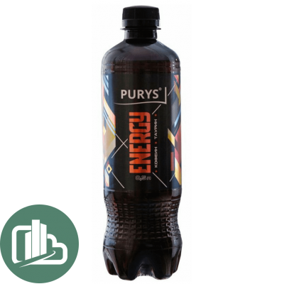Энергетический напиток PURYS 0,5л Чёрный 1/12