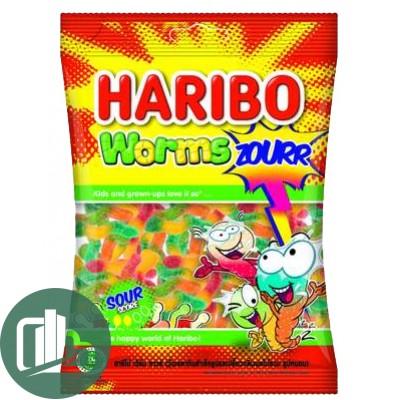 Мармелад ХАРИБО 100гр Worms Червячки Кислые SAVER 1/24