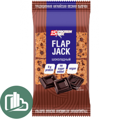 Протеиновый батончик 60гр Proteinrex Flap Jack  с Шоколадом