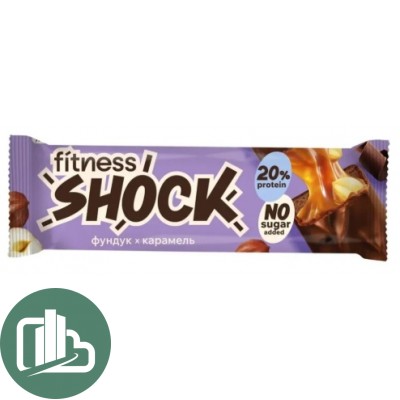 Бат глаз FitnesSHOCK Карамель фундук 50гр 1/12