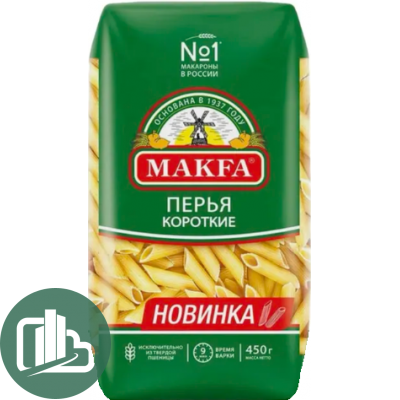 Макфа Перья Короткие 450гр 1/20