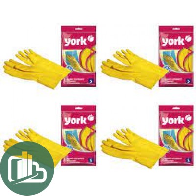 York перчатки С хоз/рез 12шт 