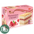 Торт Малиновое облако 390гр 1/6 Черемушки