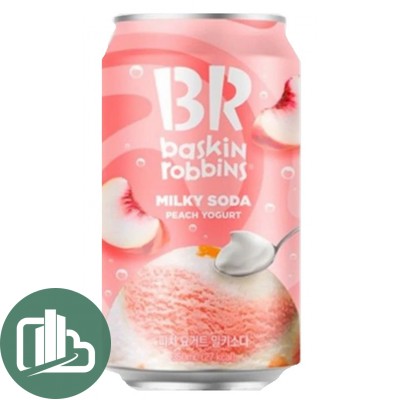 Напиток ИМПОРТ Baskin Robbins Peach Yogurt 0,35л ж/б 1/24