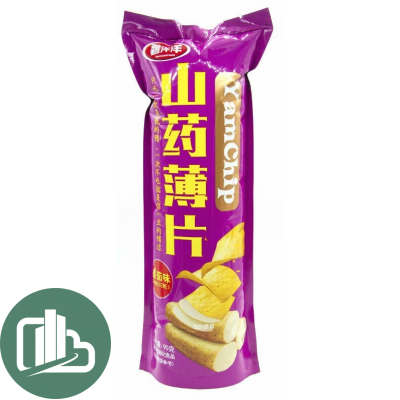 Чипсы Hongtu из Ямса 90гр со вкусом Жареных Крылышек 1/10 (4)