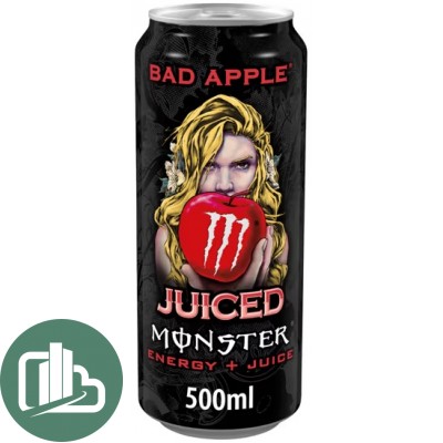 Энер напиток Монстер 0,5л 1/12 Бед Эппл