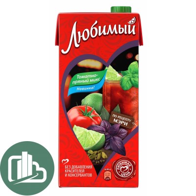 Любимый сад 0,95л томатно-пряный микс 1/12