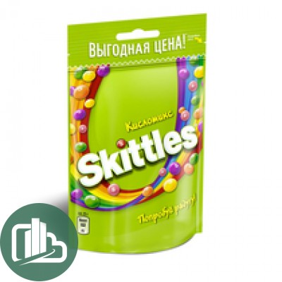 Скитлс 100гр Кисломикс 1/20  зелёный 