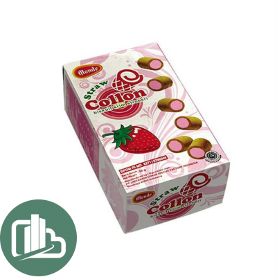 Печенье MONDE CollonStrawberry 50гр 1/40