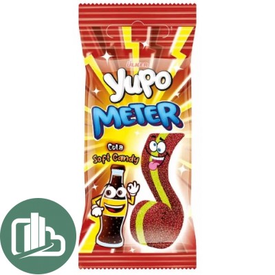 YUPO METER Жевательный мармелад 50гр Кола 1/24 (6)