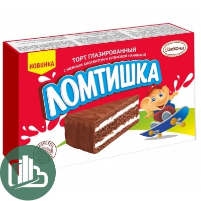Торт Ломтишка 380гр 1/9 АККОНД