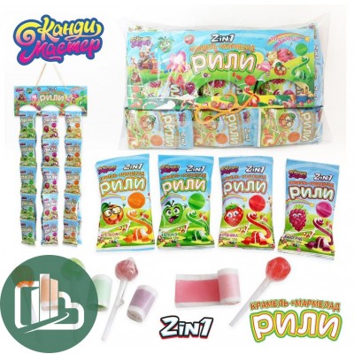 Карамель+мармелад Рили 11г 1/30 (24)