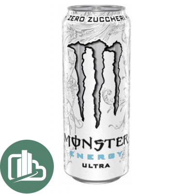 Энер напиток Монстер 0,5л 1/12 Ультра Зеро белый