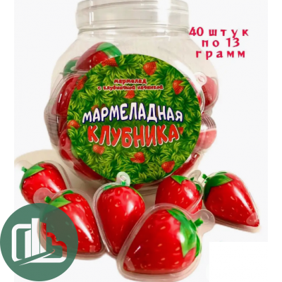 ВК Жевательный мармелад 13гр Мармеладная клубника 1/40 (12)