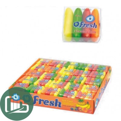 Холодок Жевательная резинка 5гр O Fresh с фруктовым вкусом 1/200 (8) CG-312