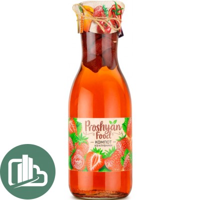 Proshyan Food 1015гр Компот Клубничный 1/9 Прошян