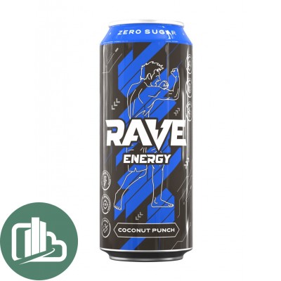 Энергетик RAVE Энерджи COCONUT PUNCH 0,5л 1/12