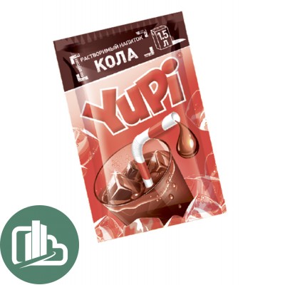 Напиток растворимый YUPI Кола 15гр 1/24