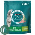 Корм для кошек ONE 750гр Индейка 1/8