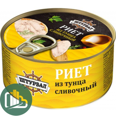 Риет из тунца сливочный 115гр ключ 1/16 Штурвал