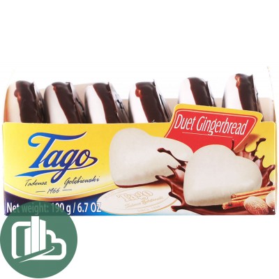 Тago Имбирные пряники сердце 180гр 1/6