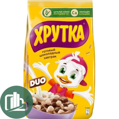 Несквик ХРУТКА DUO ШокоШарики 460гр 1/4 Пакет 