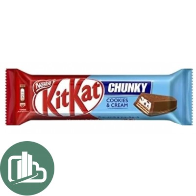 Кит - Кат 38гр CHUNKY Cookies Cream 1/24 (6)