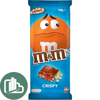 M&M's Шоколадная плитка Криспи 150гр 1.16