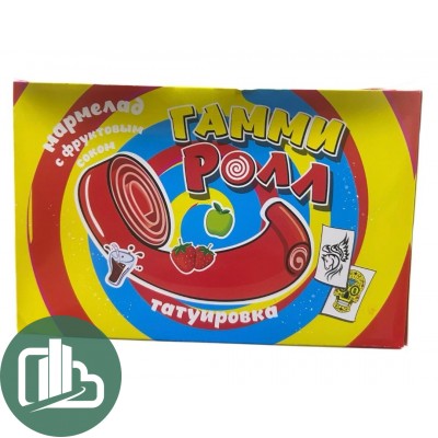 Мармелад Гамми Ролл с татту 12г 1/36 (12)
