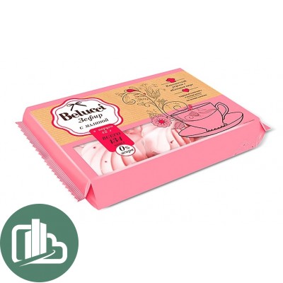 Яшкино Зефир Belucci 250гр с малиной 1/6