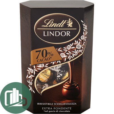 Линдор Трюфель 70% 200гр 1/8 (коричневый)