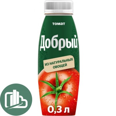 Добрый 0,33л ПЭТ 1/12 Томат