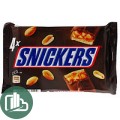 Сникерс 4-х штучный 160гр 1/28