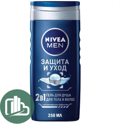 Гель для душа NIVEA MEN Защита и уход 2в1 250мл