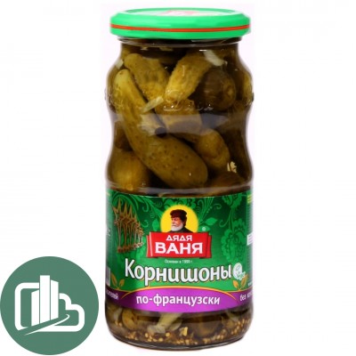 Дядя Ваня корнишоны по-французски 460гр 1/8 ст