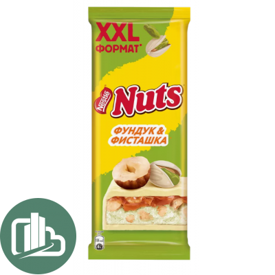 Натс Плитка 150гр Фундук и Фисташка 1/10