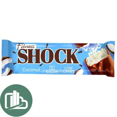 Протеиновый батончик Shok 50гр Кокос 1/12