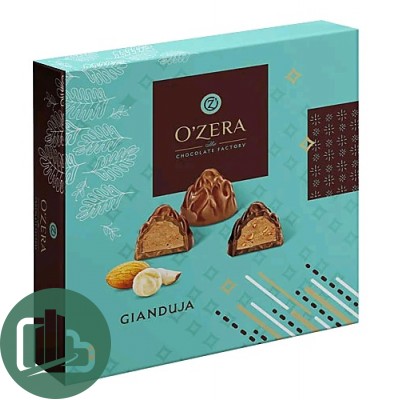Яшкино Конфеты Ozera GIANDUJA 125гр 1/10 Яшкино