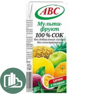 Сок АВС 0,2л Мультифруктовый 1/27