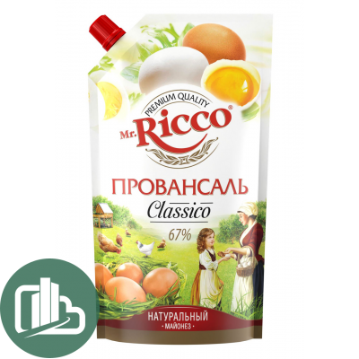 Майонез Mr Ricco провансаль 400г 1/22 