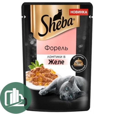 ШЕБА 75гр в Желе Форель 1/28