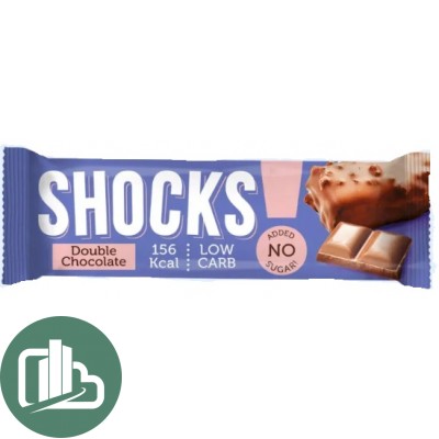 Протеиновый батончик Shok 35гр Шоколад 1/12