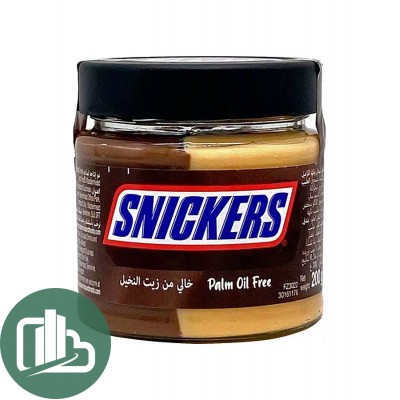 Шок паста Сникерс 200гр 1/6