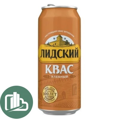 Квас Лидский Хлебный 0,45л ж/б 1/24