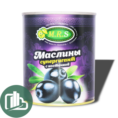 Маслины с/к M,R,S Каламата 850мл 1/12